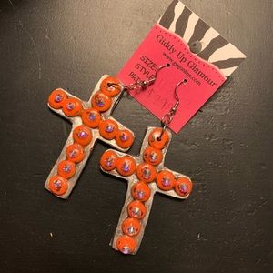 Giddy Up Glamour Clay Earring